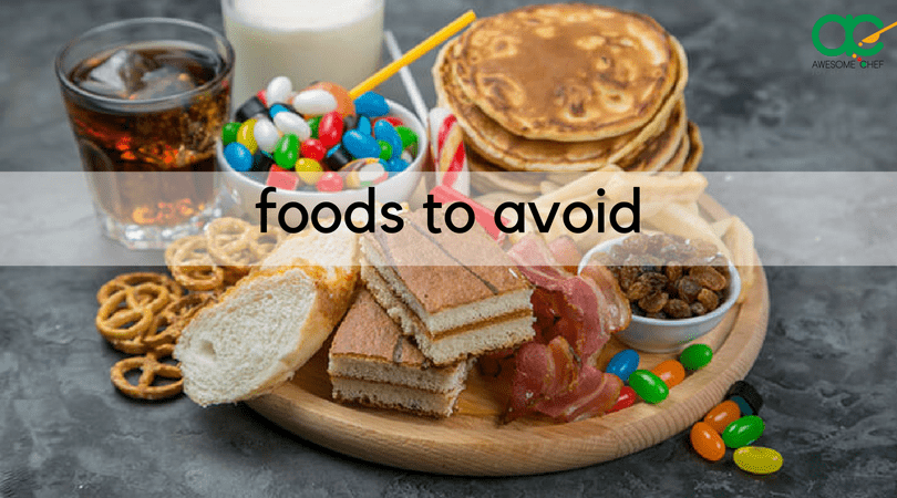 Foods to avoid in LCHF diet