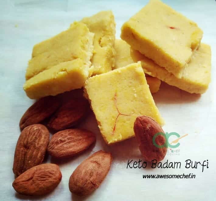 Keto Badam Burfi