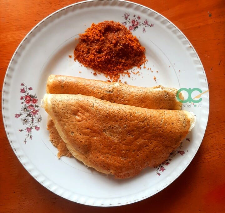 3 Ingredient Low Carb Dosa